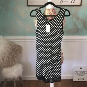 Women’s Black White Steven Edwards Mini Dress